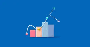 10 Expert Predictions for the Stock Market A digital illustration of stock market trends showing rising and falling graphs, with financial analysts and investors analyzing data on screens, representing expert stock market predictions for 2025.